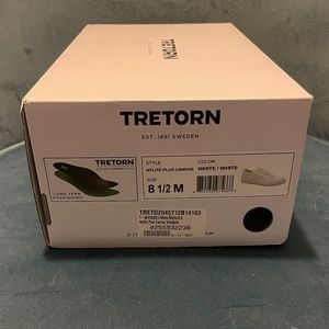Brand New Tretorn Nylite Plus Canvas White Sneaker Size 8.5
